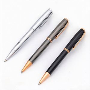 Custom Logo 1.0mm Black Ballpoint <b>Pen</b> High-End Metal Design for Business Office School Promotions Customizable Business <b>Pens</b> - Product Image 4