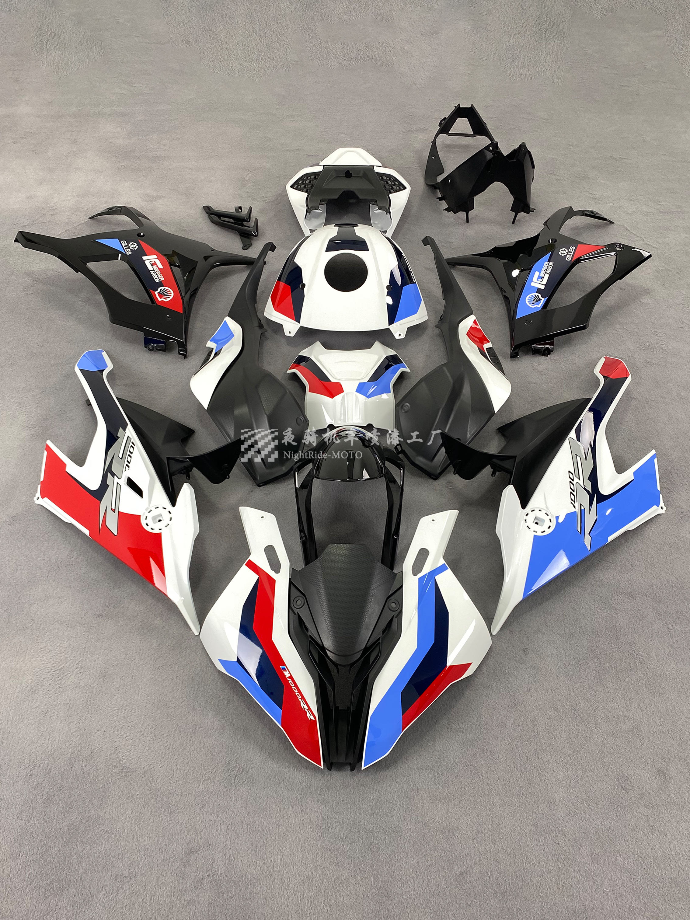 S1000rr shell couvercle du réservoir de carburant arrière bosse sf livraison gratuite