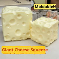Jouets anti-stress en plastique très populaires : jouets sensoriels, jouets à presser en forme de fromage, jouets de décompression