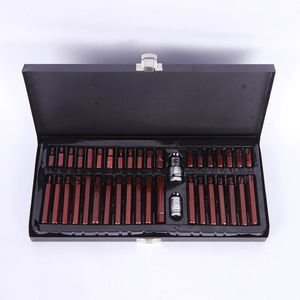 Hex <b>Screwdriver</b> <b>Bits</b> <b>Set</b> 1/4 In Spline Socket Alloy Steel For Automotive Mechanical Repair - Product Image 3