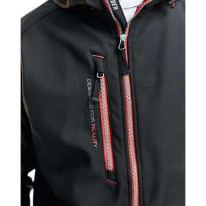 BLAKLADER - 494925179956XXL Veste Softshell Noir/Rouge-EAN 7330509471197 VESTES DE TRAVAIL D'HIVER SOFTSHELL ET VESTES REMBOURRÉES - Product Image 4