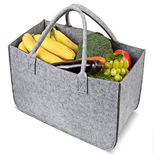 <b>Large</b> Felt Tote <b>Bag</b> Wholesale Felt <b>Bags</b> for Shopping with Customized Logo - Product Image 1