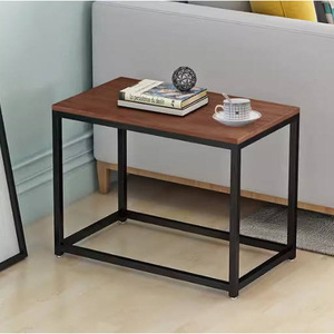 Passing On <b>The</b> <b>Kingdom</b> Nesting Coffee Table Wood Top Metal Frame Living Room Sofa Side Table Small Apartment Use - Product Image 2