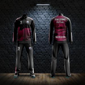 Maßgeschneiderter Langarm-Fußball-Trainingsanzug, Wettkampf-Auszeichnungsanzug, Herbst- und Winter-Dickes Sportbekleidungsset - Product Image 5