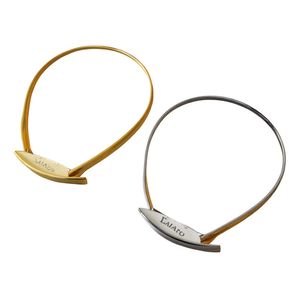 Cintura da Donna con Elastico in Metallo a Forma di Foglia, 1 Cm, Slim Fit, alla Moda - Product Image 1