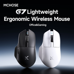 MCHOSE G7 Wireless <b>Mouse</b> RGB Backlit 6 Buttons Both Hands Ergonomic Design Office Gaming Sports Three-mode Wired 2.4G - Product Image 2