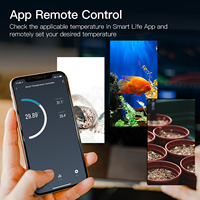 Thermostat intelligent WiFi numérique, 30 l, contrôleur de température, sortie de chauffage et de refroidissement, pour serre, Terrarium, Carboy