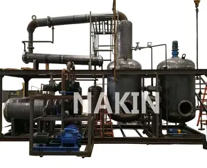 Fabricant chinois d'équipement de raffinage d'huile moteur utilisé recyclage d'huile moteur usagée en Machine de Distillation Diesel