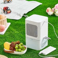 Ventilateur brumisateur SL408 avec matelas rafraîchissant à eau, mini-ventilateur USB à faible consommation et trois vitesses, système de refroidissement de lit super efficace