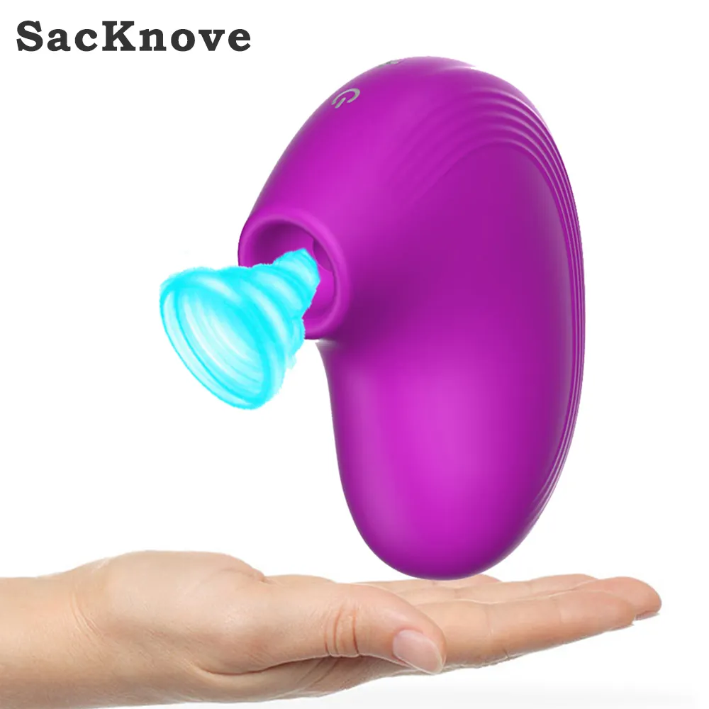 SacKnove coppia adulta clitoride capezzolo seno punto G clitoride clitoride stimolatore della Vagina giocattoli del sesso succhiare vibratore per le donne