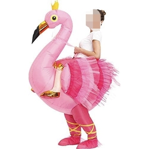 Costume de flamant rose gonflable de vacances, Costume d'animal gonflable d'halloween pour adulte, décoration drôle - Product Image 6