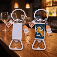 Porte-clés ouvre-bouteille vierges pour sublimation