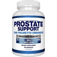 Capsules de soutien avancé pour la prostate à base de palmier nain, 60 unités, 550 mg, bien-être urinaire, supplément à base de plantes pour hommes, végétalien, OEM personnalisé