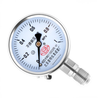 Y60 Digital Stainless Steel High Precision Pressure Gauge With4~6Mpa Range for Gas & Liquid OEM Customizable