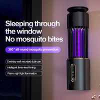 Lampe anti-moustiques sans fil rechargeable pour extérieur, tapette électrique anti-insectes pour jardin, patio, cour arrière