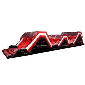 Château gonflable géant personnalisé pour course extérieure, parcours d'obstacles <span class=keywords><strong>fou</strong></span>, course de 5 km, en PVC, fabriqué en Chine - Product Image 2