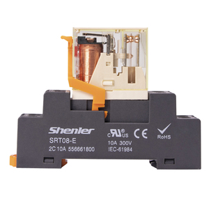 Shenler RFT2CO730L + SRT08-E โมดูลรีเลย์2 Pole 8A 230VAC LED อินเทอร์เฟซรีเลย์และซ็อกเก็ตฐาน Universal รีเลย์กล่องเอาต์พุต - Product Image 3