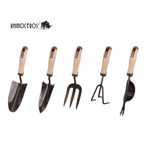 # Accélérateur à faible teneur en carbone, Protection de l'environnement, 5 pièces, poignée de paille de blé, Mini ensemble d'outils de jardinage - Product Image 1