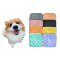 Tapis de léchage en silicone personnalisé grand format pour chiens et chats, écologique, pour l'alimentation lente en extérieur et les voyages