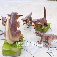 Modèle animatronique de Psittacosaurus bébé grandeur nature personnalisable pour l'aéroport, la maternelle et la garderie - Utilisation intérieure et extérieure