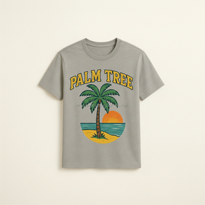 Camiseta de corte cuadrado lavado Vintage de gran tamaño para hombre, ropa de calle desgastada, estilo poliéster/algodón, estampado Digital con letras - Product Image 1