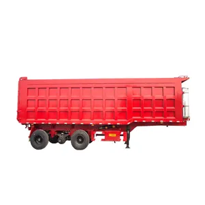 Ventas directas Remolque volquete de 40 toneladas Tractor Volquete hidráulico Volquete Semi Remolques de camión a la venta