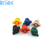 Buse de pulvérisation à déconnexion rapide en plastique KUMEA QPHA QPTA, jet plat et cône complet, pour le nettoyage industriel