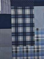Tissu imprimé à carreaux mélangés - 100% polyester, imprimé numériquement, pour manteaux et vestes