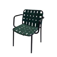 Tables et chaises 6 places en alliage d'aluminium, style nordique minimaliste, résistantes au soleil et aux intempéries, pour salons de thé et jardins