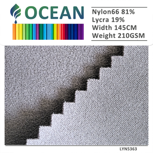 Ltra INE ine ououble yer ayer heheer reareathable ylon panpandex RIC Abric  Ras OPS ctivewear ight uterwear Kin-riendly ppparel - Product Image 2