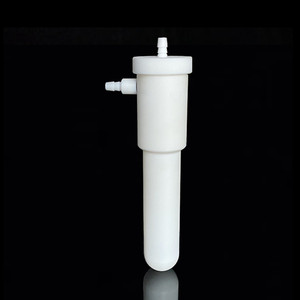 Bouteilles d'absorption de gaz/bulles en PTFE de laboratoire HAIJU LAB 75 ml pour la détermination du fluorure d'hydrogène dans les gaz de déchets - Product Image 2