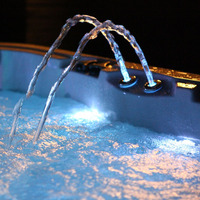 Bain à remous extérieur 5 places Gurgle avec système de contrôle Balboa et ozonateur, fabricant OEM/ODM