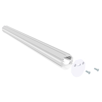 Kit complet de profilés LED en aluminium CMB Plus avec différentes lentilles d'angle de faisceau, embouts et clips pour projets d'éclairage personnalisés