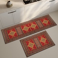 Tapis en terre de diatomée tissé ultra-fin de 0,3 cm, moderne, lavable, séchage rapide, super absorbant, antidérapant, en caoutchouc pour cuisine, salle de bain, entrée