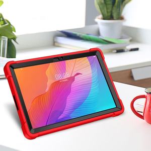 Personalizado 10,<span class=keywords><strong>4</strong></span> pulgadas para <span class=keywords><strong>HUAWEI</strong></span> T10 tableta portátil cubierta dura de PC soporte Invisible plástico trasero silicona parachoques conveniente - Product Image 1