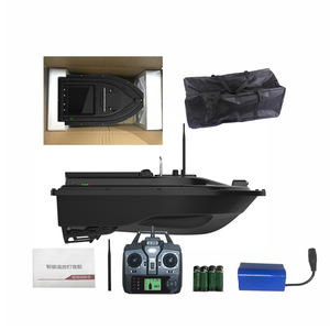 Bateau de pêche télécommandé RC 50x25x17cm avec GPS, retour en cas de panne de courant, en plastique noir, télécommande, capacité de charge de 4 kg, une seule cuve - Product Image 4