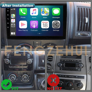 Radio Stereo Mobil Universal Android 13 9 Inci <span class=keywords><strong>2</strong></span> Din Navigasi GPS untuk Fiat Ducato <span class=keywords><strong>3</strong></span> 2006-2023 Carplay Android Auto Player <span class=keywords><strong>2</strong></span>+32GB - Product Image 2