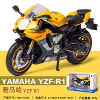 Modèle de moto Yamaha R1 en alliage moulé sous pression 1:12, collection de modèles réduits de voitures en alliage, jouets de décoration, modèles moulés sous pression