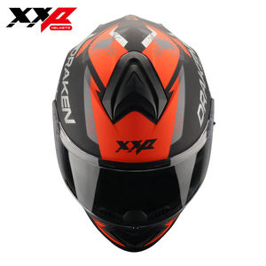 Casque de moto intégral ABS à libération rapide avec double visière XXP DRAKEN S, casque de motocross de course certifié DOT/ECE/CCC, garantie 6 mois - Product Image 2