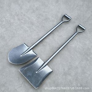 Square Shovel All Steel D Grip Anti Slip Texture Electrostatic Spraying Industrial Farming Digging Tool - Product Image 2