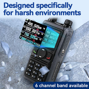 Tri band Ham Tactical Long Range <b>Walkie</b> <b>Talkie</b> 10W high power 199 channel IP68 waterproof UHF VHF Full band Handheld Ham radio - Product Image 4