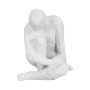 Scultura Figurativa Seduta in Resina Moderna per Arredamento Casa, Bagno, Ufficio, Soggiorno - Product Image 3
