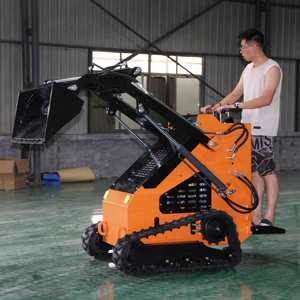 मिनी लोडर स्थायी प्रकार की इंजीनियरिंग मशीनरी 200 किलोग्राम 300 किलोग्राम ट्रैक स्किड स्टीड लोडर - Product Image 4