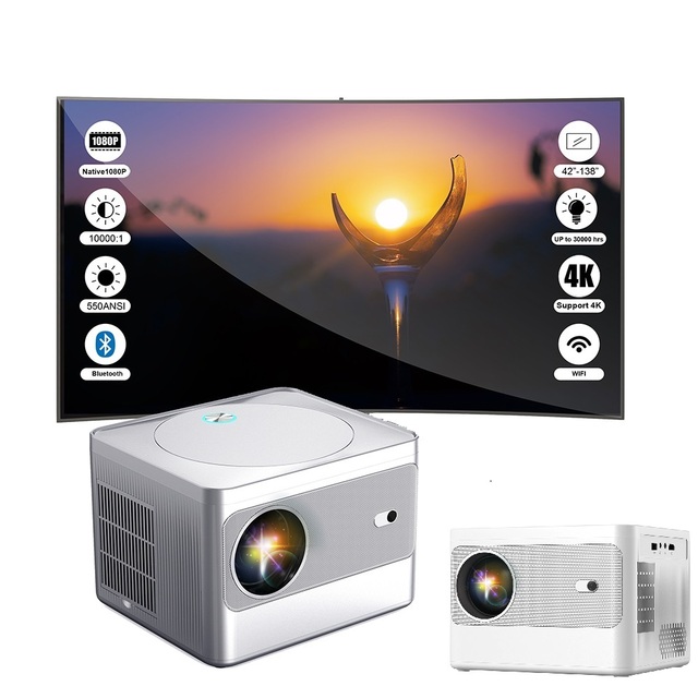 AOKANG Movable 850 Lumens Uhd 4K Smart Tv Home Theater Brand Product Mini Projector With Wifi and Blue Tooth