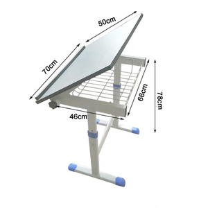 Bureau à <span class=keywords><strong>dessin</strong></span> mdf réglable, à la hauteur, pour étudiant en Art ou d'ingénierie, <span class=keywords><strong>table</strong></span> d'école en plastique - Product Image 3