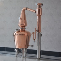 TW 150L Cuivre Pot Distillation Tranquille Whisky Brandy Moonshine Distillateur Bas Degré Maison Alcool Distillation Équipement