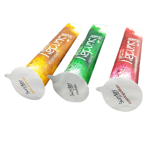 Tubes de crème glacée <span class=keywords><strong>Calippo</strong></span> en papier-Emballage personnalisé jetable avec couvercles Tube de Popsicle pour le stockage des aliments froids - Product Image 4