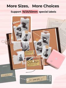 <span class=keywords><strong>Phomemo</strong></span> <span class=keywords><strong>M02</strong></span> <span class=keywords><strong>Pro</strong></span> Mini imprimante sans fil portable noir et blanc autocollant thermique imprimante de poche avec résolution 203DPI idée cadeau - Product Image 4