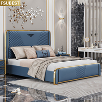 Nouveau design, style américain, modèles de luxe, cadre de lit, lit, cama, yatak, letto, letto, bedden, mobilier de chambre à coucher, lit double en bois, meuble