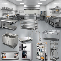 Équipement de restauration commerciale pour projets hôteliers, équipement de cuisine en acier inoxydable pour restaurants et cuisines industrielles, solution tout-en-un